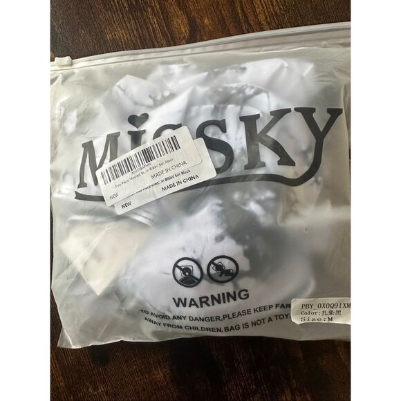 V Neck Bikini Ruffled Top medium Bathing Suit High Waisted Ruched Bottoms - Picture 3 of 5